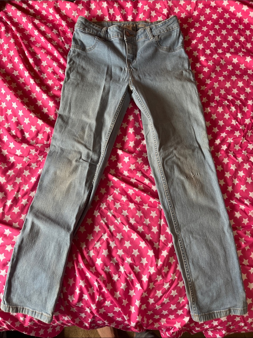 Cat & Jack Light Blue Kids Straight Jeans